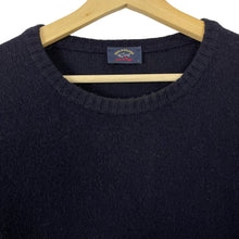 Load image into Gallery viewer, Paul and Shark Navy Crew Neck Wool Sweater - Large (L) PTP 21.5"