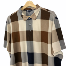 Load image into Gallery viewer, Aquascutum Block Check Short Sleeved Polo - Triple Extra Large (XXXL) PTP 25"