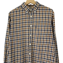Load image into Gallery viewer, Aquascutum House Check Long Sleeved Shirt - Large (L) PTP 22"