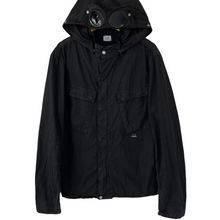 Load image into Gallery viewer, C.P Company Black Goggle Hooded Overshirt - Double Extra Large (XXL) PTP 24"
