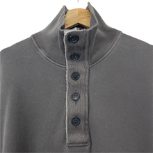 Load image into Gallery viewer, C.P Company Grey Half Zip Button Up Pullover - Double Extra Large (XXL) PTP 26"