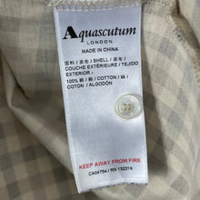 Load image into Gallery viewer, Aquascutum House Check Short Sleeved Polo - Large (L) PTP 20.75"