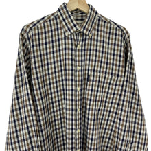 Load image into Gallery viewer, Aquascutum House Check Long Sleeved Shirt - Medium (M) PTP 23.5"