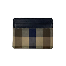 Load image into Gallery viewer, Aquascutum Classic Block Check Card Holder Wallet