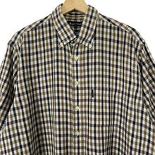 Load image into Gallery viewer, Aquascutum House Check Short Sleeved Shirt - Extra Large (XL) PTP 25"