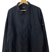 Load image into Gallery viewer, Paul and Shark Navy Econyl Nylon Metal Overshirt - Extra Large (XL) PTP 24.5"