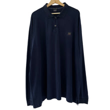 Load image into Gallery viewer, Paul and Shark Navy Long Sleeved Polo - Five Extra Large (5XL) PTP 31"