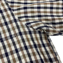 Load image into Gallery viewer, Aquascutum House Check Short Sleeved Shirt - Small (S) PTP 21"
