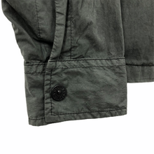 Load image into Gallery viewer, Stone Island Dark Grey Zip Up Overshirt - Medium (M) PTP 21"