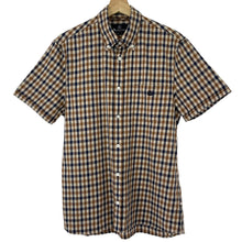 Load image into Gallery viewer, Aquascutum House Check Short Sleeved Shirt - Medium (M) PTP 20.5"