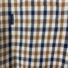 Load image into Gallery viewer, Aquascutum House Check Long Sleeved Shirt - Medium (M) PTP 21"