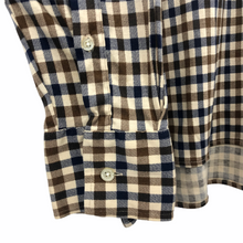 Load image into Gallery viewer, Aquascutum Flannel House Check Long Sleeved Shirt - Medium (M) PTP 22.5"