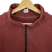 Load image into Gallery viewer, C.P Company Burgundy Half Zip Lens Pullover - Triple Extra Large (XXXL) PTP 26.5"
