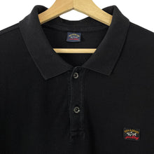 Load image into Gallery viewer, Paul and Shark Black Short Sleeved Polo - Double Extra Large (XXL) PTP 22.5"