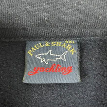 Load image into Gallery viewer, Paul and Shark Navy Spell Out Logo Hoody - Triple Extra Large (XXXL) PTP 24.5"
