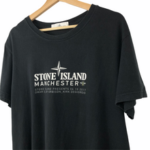 Load image into Gallery viewer, Stone Island Manchester Black Short Sleeved T-Shirt - Medium (M) PTP 21"