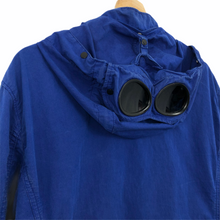 Load image into Gallery viewer, C.P Company Blue Goggle Hooded Overshirt - Extra Large (XL) PTP 21.5"