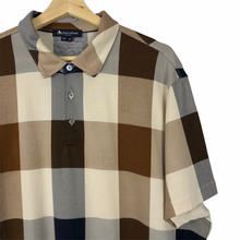 Load image into Gallery viewer, Aquascutum Block Check Short Sleeved Polo - Triple Extra Large (XXXL) PTP 25"