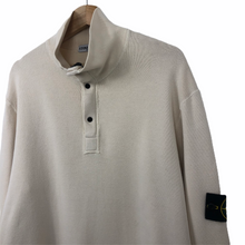 Load image into Gallery viewer, Stone Island Cream Half Zip Sweater - Double Extra Large (XXL) PTP 25.5"