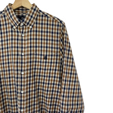 Load image into Gallery viewer, Aquascutum House Check Long Sleeved Shirt - Large (L) PTP 21.75"