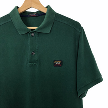 Load image into Gallery viewer, Paul and Shark Dark Green Short Sleeved Polo - Large (L) PTP 21.5"