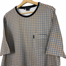 Load image into Gallery viewer, Aquascutum House Check Short Sleeved T-Shirt - Double Extra Large (XXL) PTP 24"