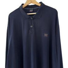 Load image into Gallery viewer, Paul and Shark Navy Long Sleeved Polo - Five Extra Large (5XL) PTP 31"