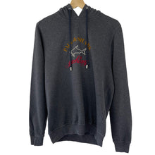 Load image into Gallery viewer, Paul and Shark Grey Embroidered Logo Hoody - Medium (M) PTP 20.75"