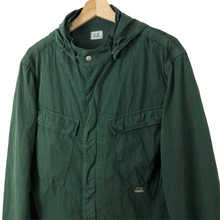 Load image into Gallery viewer, C.P Company Green Goggle Hooded Overshirt - Double Extra Large (XXL) PTP 23"