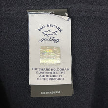 Load image into Gallery viewer, Paul and Shark Navy Crew Neck Wool Sweater - Large (L) PTP 22.5"