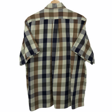 Load image into Gallery viewer, Aquascutum Block Check Short Sleeved Shirt - Large (L) PTP 24.25"