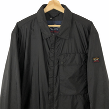 Load image into Gallery viewer, BNWT Paul and Shark Black Nylon Overshirt - Double Extra Large (XXL) PTP 26.5"