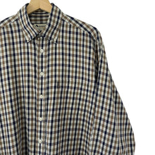 Load image into Gallery viewer, Aquascutum House Check Long Sleeved Shirt - Large (L) PTP 25"