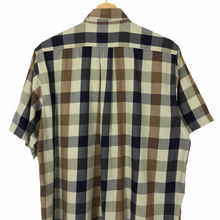 Load image into Gallery viewer, Aquascutum Block Check Short Sleeved Shirt - Medium (M) PTP 23"