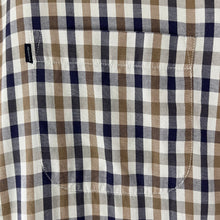 Load image into Gallery viewer, Aquascutum House Check Short Sleeved Shirt - Large (L) PTP 24.25"