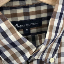 Load image into Gallery viewer, Aquascutum House Check Long Sleeved Shirt - Medium (M) PTP 22.5"