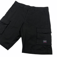 Load image into Gallery viewer, Paul and Shark Black Cargo Shorts - W 34"