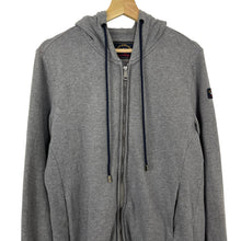 Load image into Gallery viewer, Paul and Shark Grey Full Zip Logo Hoody - Large (L) PTP 21"