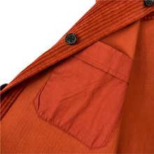 Load image into Gallery viewer, Paul and Shark Orange Amber Multi Pocket Corduroy Overshirt - Double Extra Large (XXL) PTP 27"