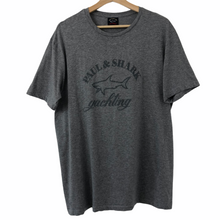 Load image into Gallery viewer, Paul and Shark Grey Short Sleeved Logo T-Shirt - Double Extra Large (XXL) PTP 23.25"