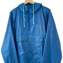 Load image into Gallery viewer, Vintage Light Blue Lacoste Izod Half Zip Cagoule - Medium (M) PTP 24.5"