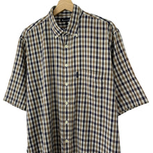 Load image into Gallery viewer, Aquascutum House Check Short Sleeved Shirt - Extra Large (XL) PTP 25"