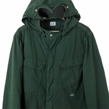 Load image into Gallery viewer, C.P Company Green Goggle Hooded Overshirt - Double Extra Large (XXL) PTP 23"