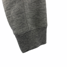 Load image into Gallery viewer, Ma.Strum Grey Half Zip Pullover Sweater - Small (S) PTP 21"