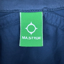 Load image into Gallery viewer, Ma.Strum Navy Blue Button Up Multi Pocket Overshirt - Extra Large (XL) PTP 24.75"