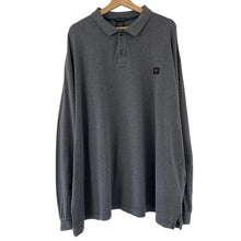 Load image into Gallery viewer, Paul and Shark Grey Long Sleeved Polo - Six Extra Large (6XL) PTP 33"