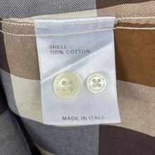 Load image into Gallery viewer, Aquascutum Block Check Long Sleeved Shirt - Medium (M) PTP 20.5"