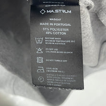 Load image into Gallery viewer, Ma.Strum Grey Half Zip Pullover Sweater - Medium (M) PTP 21"