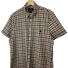 Load image into Gallery viewer, Aquascutum House Check Short Sleeved Shirt - Extra Large (XL) PTP 22"