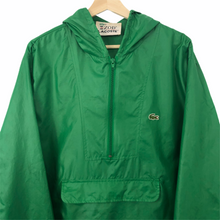 Load image into Gallery viewer, Vintage Green Lacoste Izod Half Zip Cagoule - Large (L) PTP 25"
